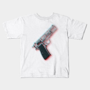 3d Gun Kids T-Shirt